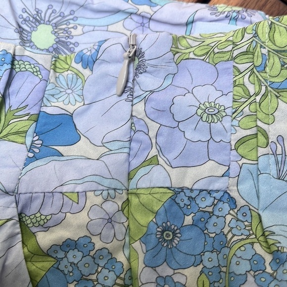 ⚡️Mango floral print high rise cotton shorts - size 2 - Picture 10 of 12